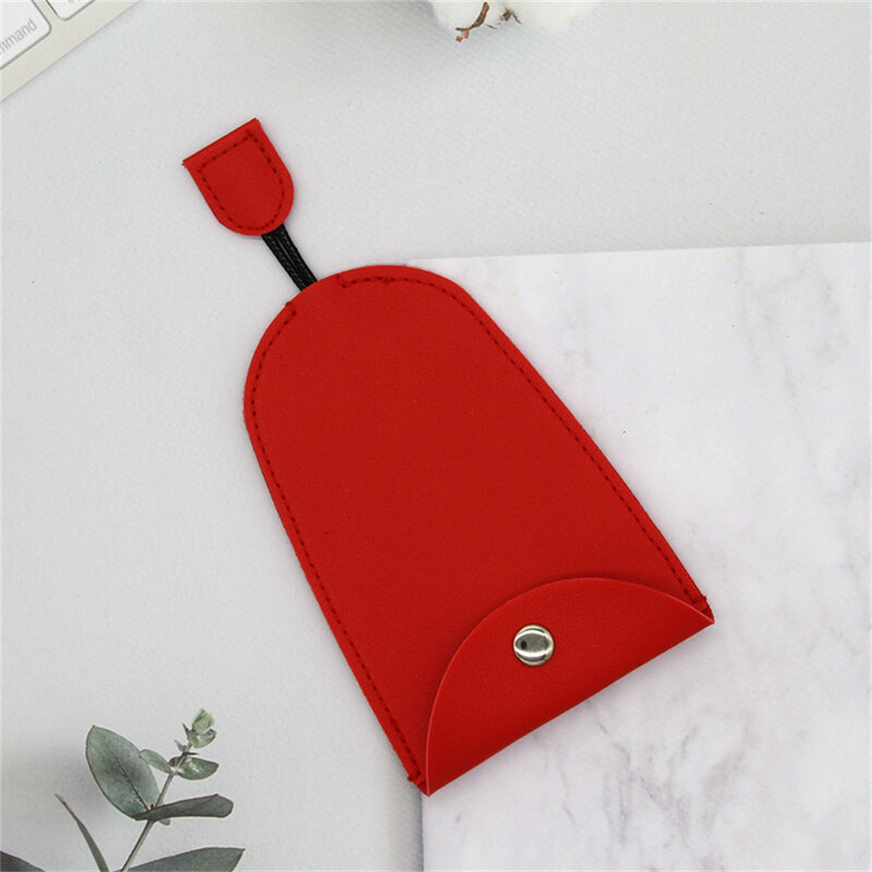 Unisex Key Bag Pu Leather Solid Color Key Cover Wallets Housekeepers Car Key Holder Case Keychain Pouch Organizer Mini Purse