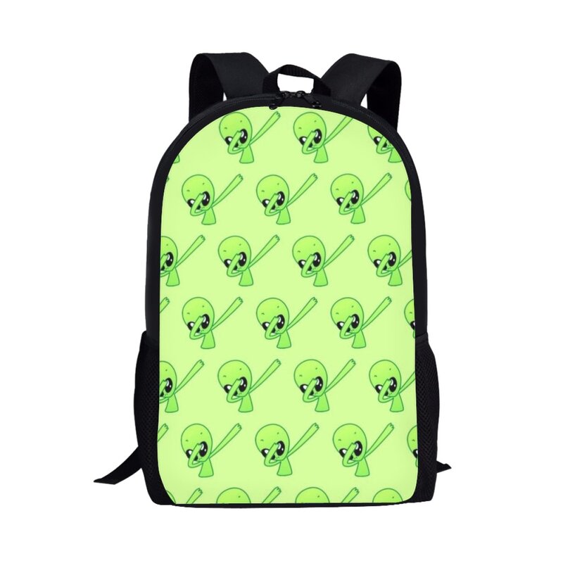 Alien tas punggung pola anak-anak tas sekolah anak laki-laki perempuan tas penyimpanan Travel tas Laptop remaja tas ransel kasual harian