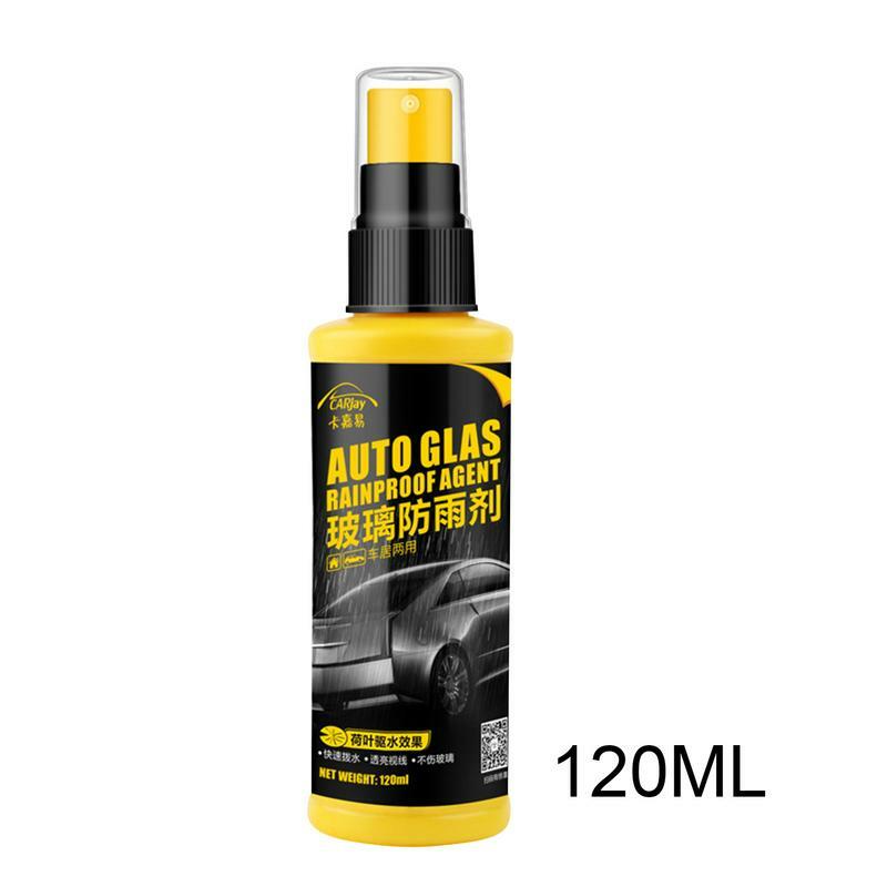 Glass Defogger Spray For Car Glass Cleaner Spray Long Lasting Multifunctional 120ml Glass Defogger Spray To Increase Visibility