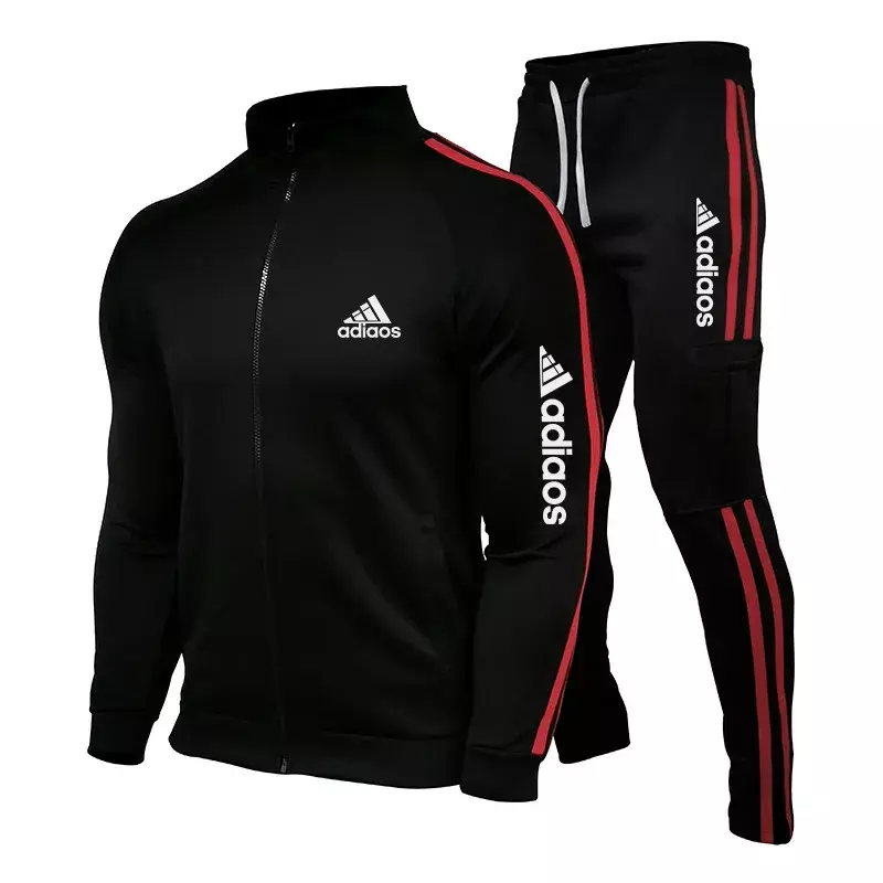 New Mens Tracksuits 2023 Men Sets Sweatshirt+sweatpants Tracksuit Zipper Stand Collar Sports Suit Jogging Fitness Men Clothing
