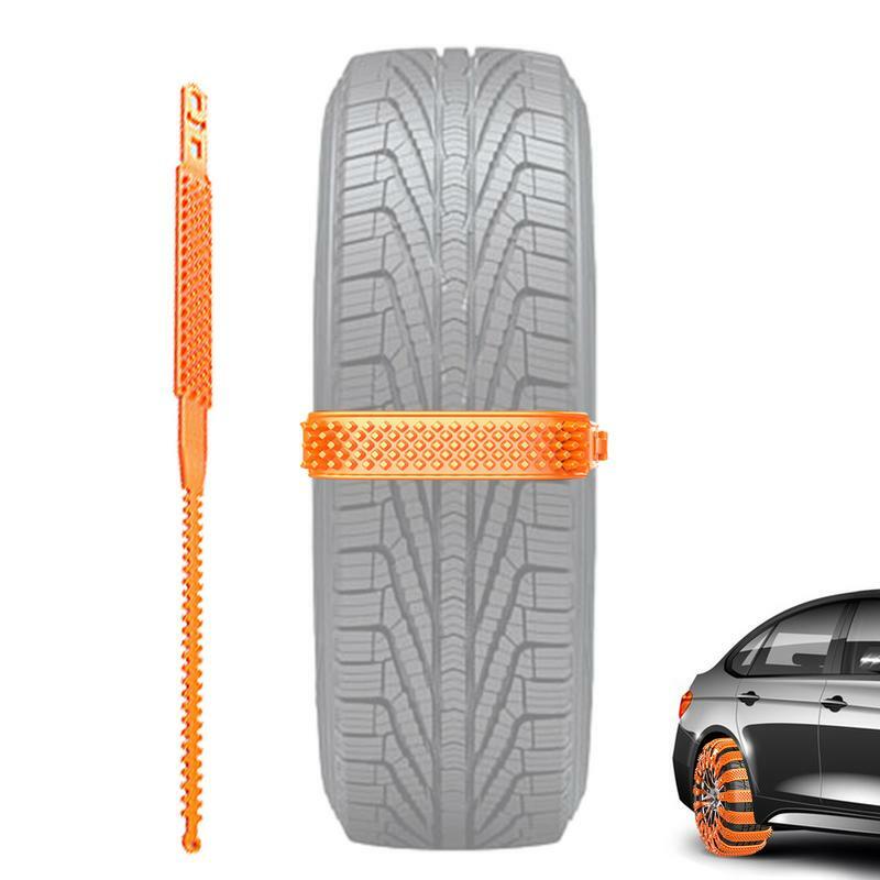 Cadenas antideslizantes para neumáticos de coche, cadenas antideslizantes reutilizables para conducción en invierno, con fuerte agarre para tormenta en el desierto
