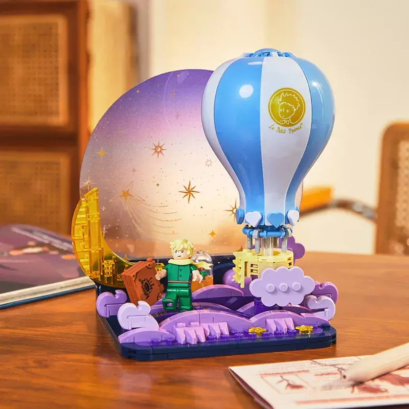 Das kleine Prinz Rose romantische ewige Blume Puzzle blockiert Mode Spielzeug Modell kreative Desktop-Ornamente Weihnachts geschenk