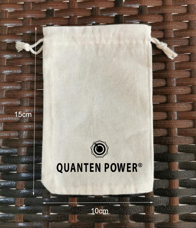 1000 szt. 10x1 5cm torby bawełniane z Logo Hairlexier + (1000 szt. 10x15cm + 1000 szt. 15x20cm) torby bawełniane z Logo Quanten Power