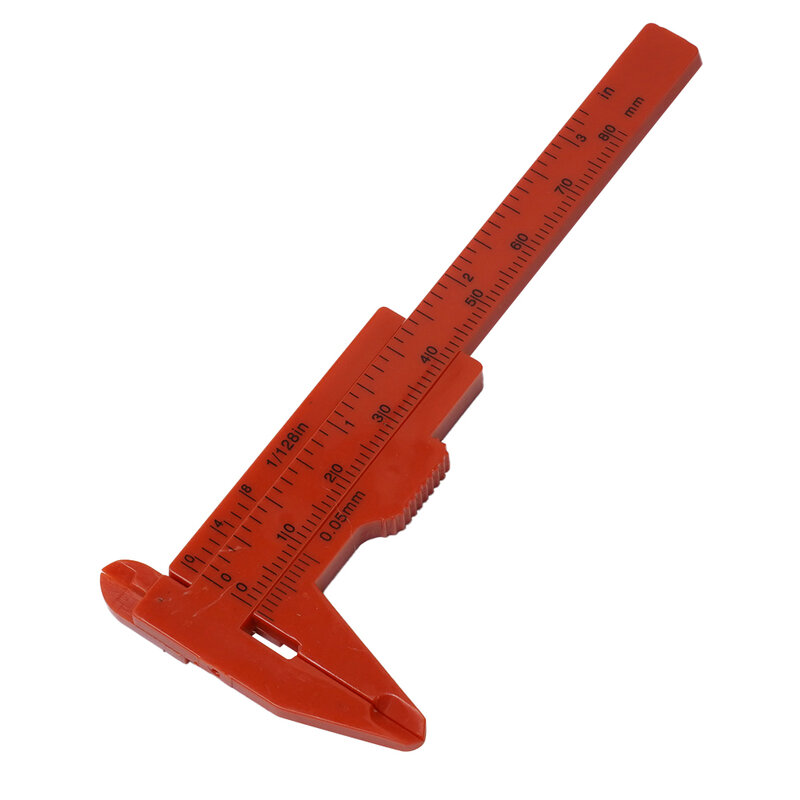 0-80mm plástico deslizante vernier caliper dupla escala caliper calibre pachômetro digital micrômetro ferramentas de medição