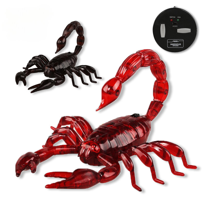 Jouet modèle de scorpion infrarouge RC pour enfants, cadeau animal, haute simulation, télécommande, jouets pour enfants