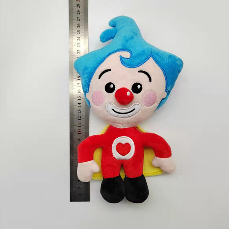 10 pz 25cm carino Plim pagliaccio peluche cartone animato farcito peluche bambola animazione figura Plushie Anime morbido regalo giocattoli per i bambini compleanno