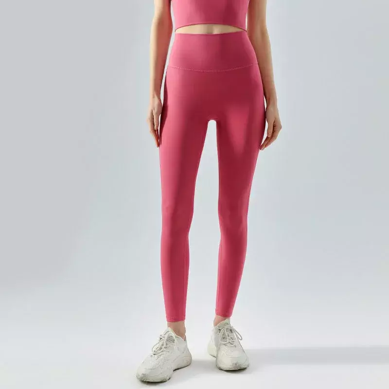 AL Logo Yoga Pants Women's Traceless Quick Dry Tight Running Fitness Pants Sports Yoga Suit