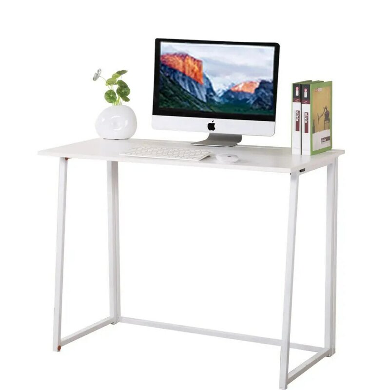 Escritorio plegable para ordenador portátil, escritorio de oficina en casa, mesa para estudiar y escribir