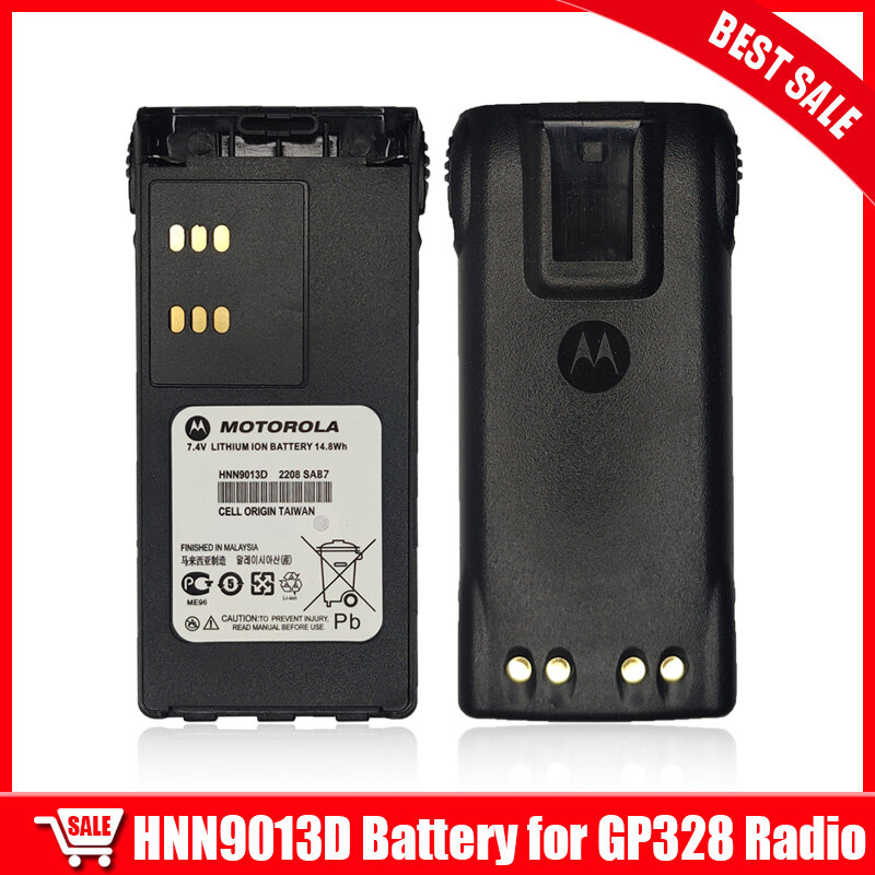 Hnn9013d Li-Ion Batterij Voor Walkie Talkie Gp328 Tweeweg Radio Compatibel Voor Gp338 Gp340 Gp360 Gp380 Gp640 Gp680 Gp1280 Mtx850