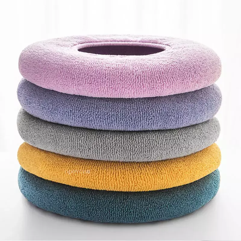 Universal Pure Color Toilet Seat Cushion Pad Soft Warm Washable Toilet Seat Cover Closestool Mat Bathroom Toilet Accessories