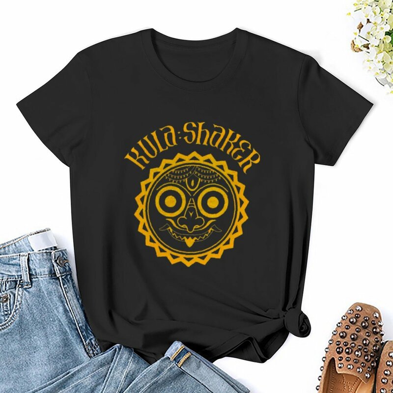 Kula Shaker Band T-Shirt weibliche Kawaii Kleidung T-Shirts für Frauen Grafik
