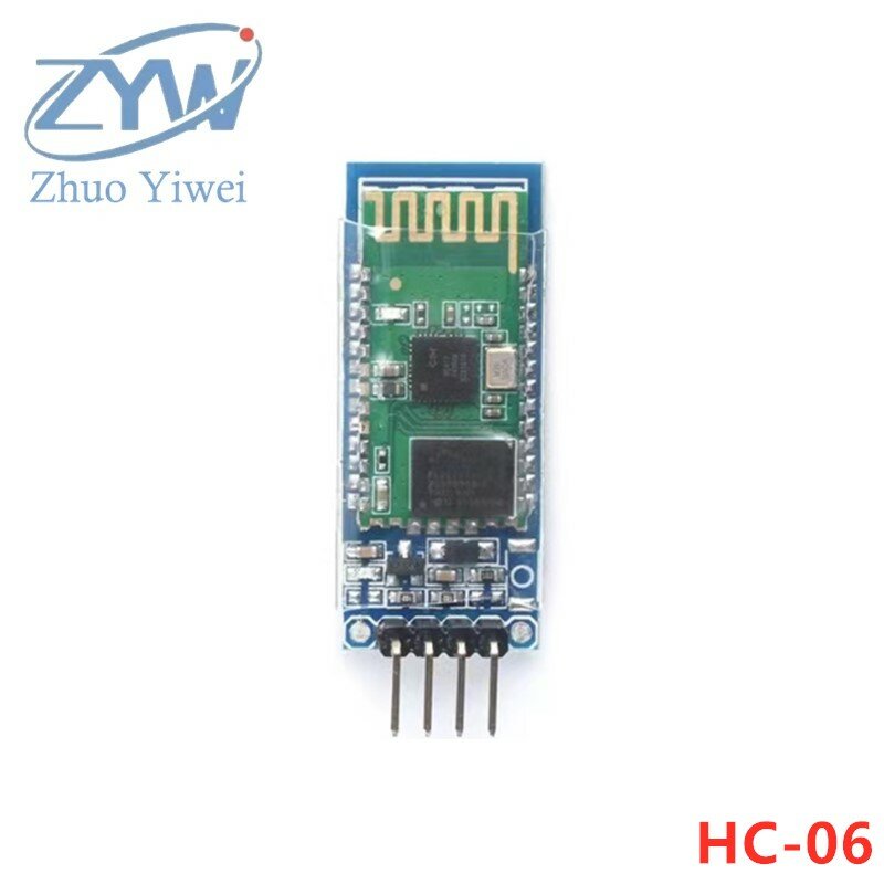 Прозрачный модуль Bluetooth с последовательным портом, беспроводное последовательное устройство связи slave Bluetooth DIY HC06