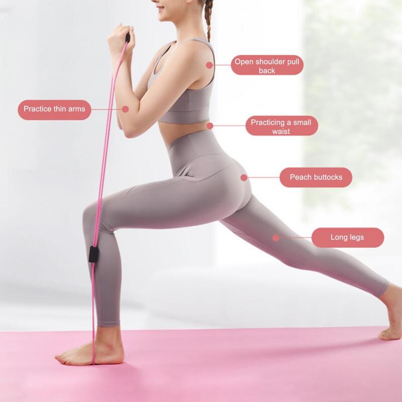 1 szt. 8-kształtny ściągacz opaska do jogi sprzęt do ćwiczeń opaska do ćwiczeń na ramię ramię trening pleców rozciąganie trening