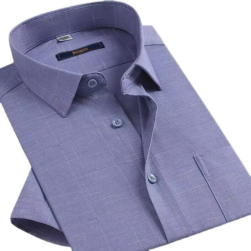 9XL 8XL koszule dla mężczyzn 100% modna bawełniana męska w kratę formalna koszula męska z krótkim rękawem super duży plus rozmiar M-9XL
