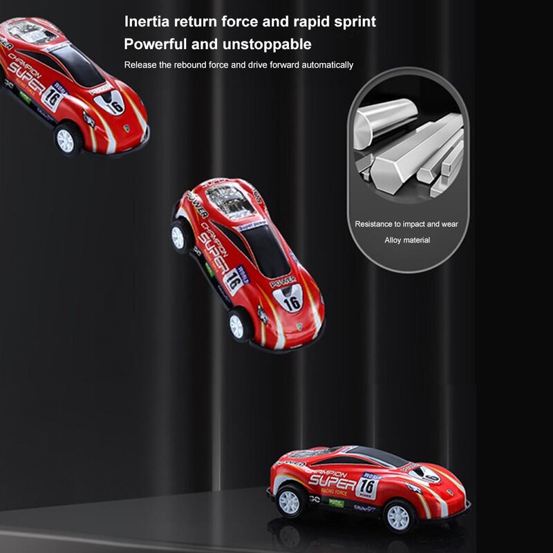 Mini Alloy Diecast Car Model Toy para meninos, deslizando a inércia, puxar o brinquedo do veículo, presente de aniversário para crianças, criança, 100pcs