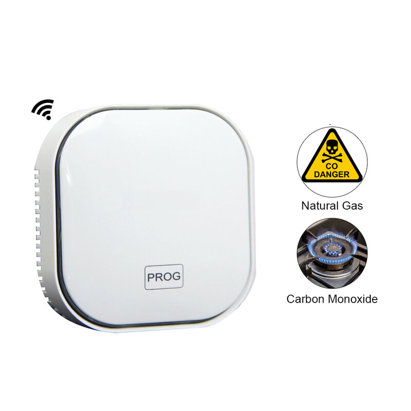 Tuya Smart Life-Detector de fugas de GAS líquido, alarma Natural, Analizador de aire WIFI, Teste