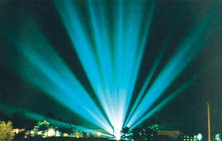 ไฟฉายพกพาสะดวก2kw-5kw LED ส่องทางได้สูงกันน้ำได้สว่างมากอุปกรณ์กลางแจ้ง
