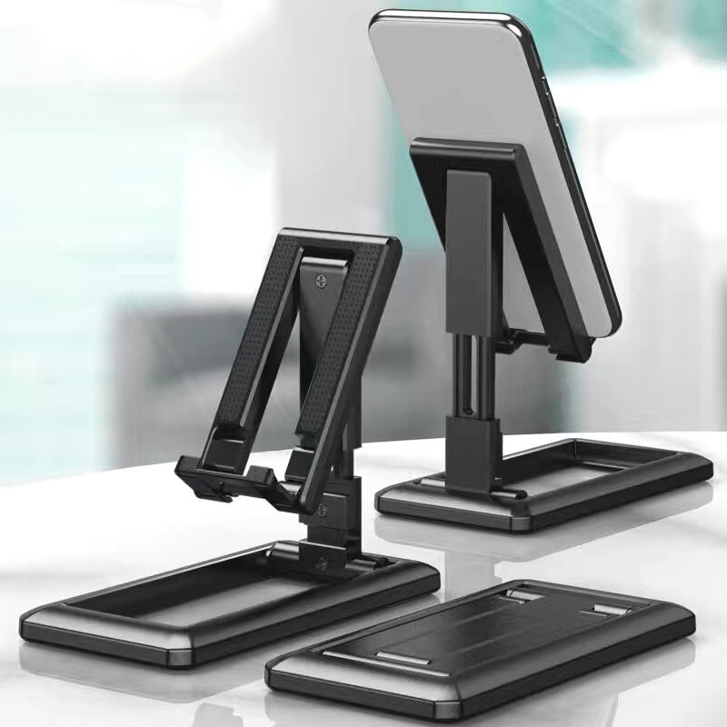 Składany uchwyt regulowane biurko stojak na telefon komórkowy do telefon biurkowy