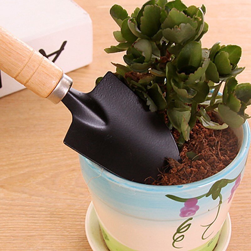 3Pcs/Set Mini Garden Tool Set For Garden Plants Flower Pot Cactus Vegetables Digging Weeding Indoor Small Plants Garden Tools