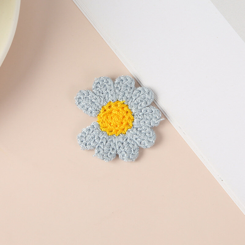 30pcs Mini künstliche Blume koreanische kleine Gänseblümchen Blümchen Stücke DIY Großhandel Haarnadel Schuhe Tasche Zubehör Blumen kopf