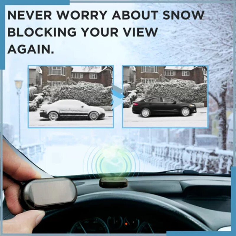 Elektromagnetyczne urządzenie do usuwanie śniegu samochodu przyrząd do usuwanie śniegu przeciw zamarzaniu solarny samochód do usuwania śniegu odmrażacz szyby przedniej