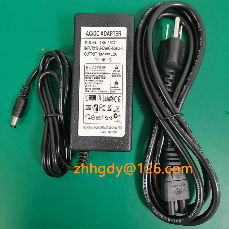 Adaptador de corriente empalmador de fusión de fibra óptica, FSM-12S de FSM-21S, 12S/21S/22S, cargador CA/CC, 19V, 3.2A, hecho en China