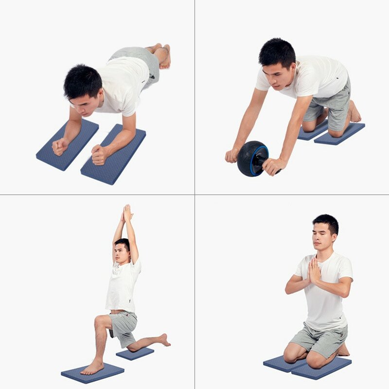 Kussen Yoga Matten Modieus-Yoga Fitness Gym Zeer Veerkrachtig Onvervormbaar-Knie Lichtgewicht Mat Mini Pilates