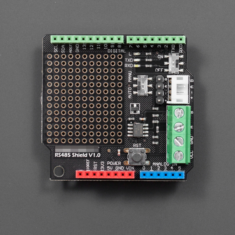 Modul Port seri Uart papan ekspansi Ttl ke Rs485 kompatibel dengan Arduino dengan saklar