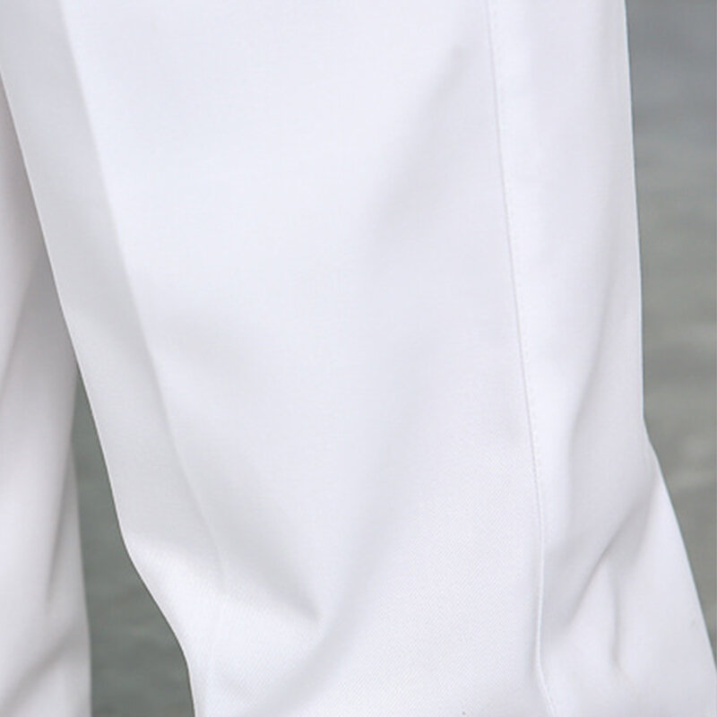 Celana kerja warna Solid kualitas tinggi celana Scrub putih dokter pinggang elastis wanita celana seragam perawatan gigi perawat musim semi musim gugur