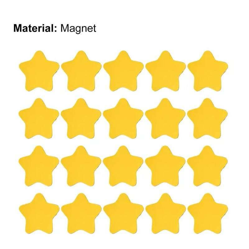 20 szt./zestaw naklejka magnetyczna wielokolorowych dziecięcych gwiazd wyścigowych tablica magnes magnes na lodówkę zaopatrzenie imprezy pomocy przedszkolnej