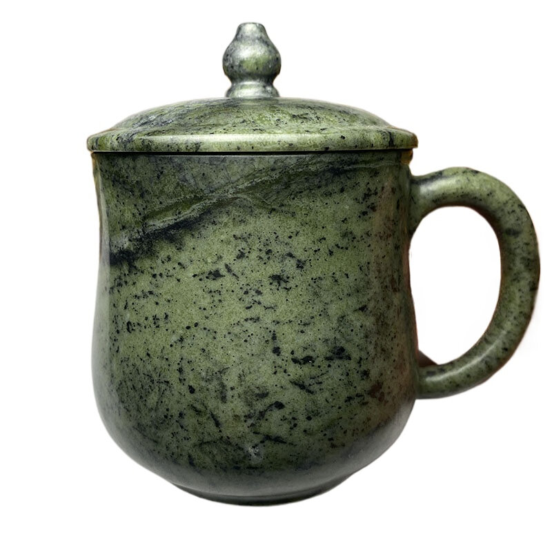 Tasse à thé en pierre naturelle, météorite tibétaine