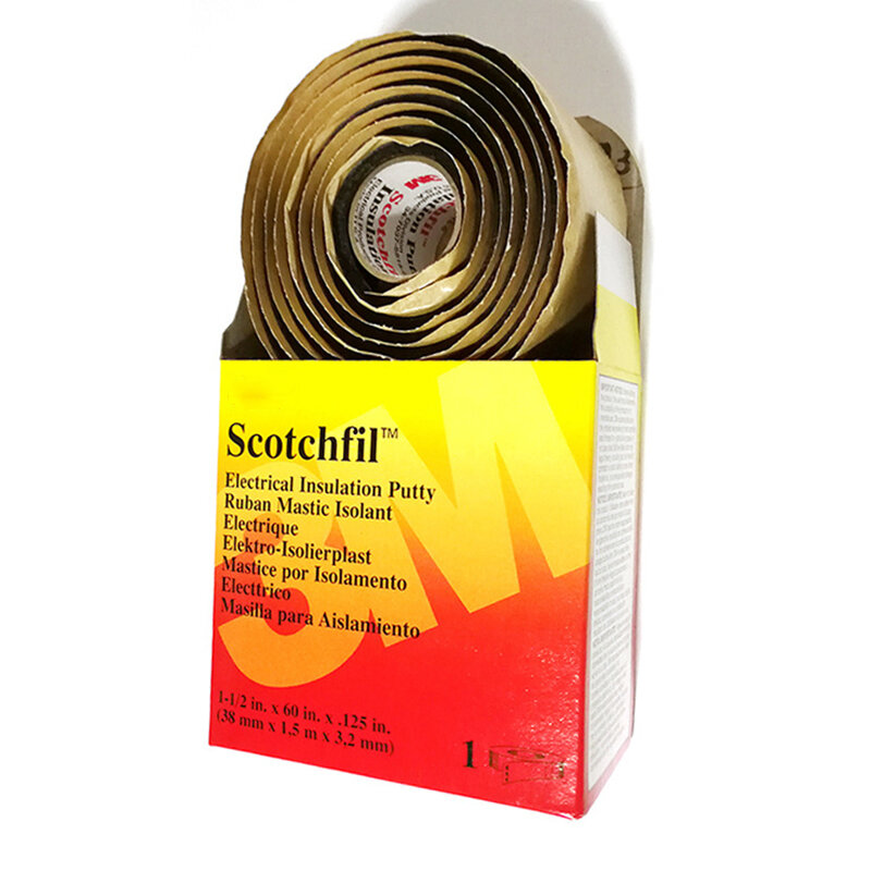 Электроизоляционная шпатлевка Scotchfil 3,17 мм * 38 мм * 1,52 м, Черная
