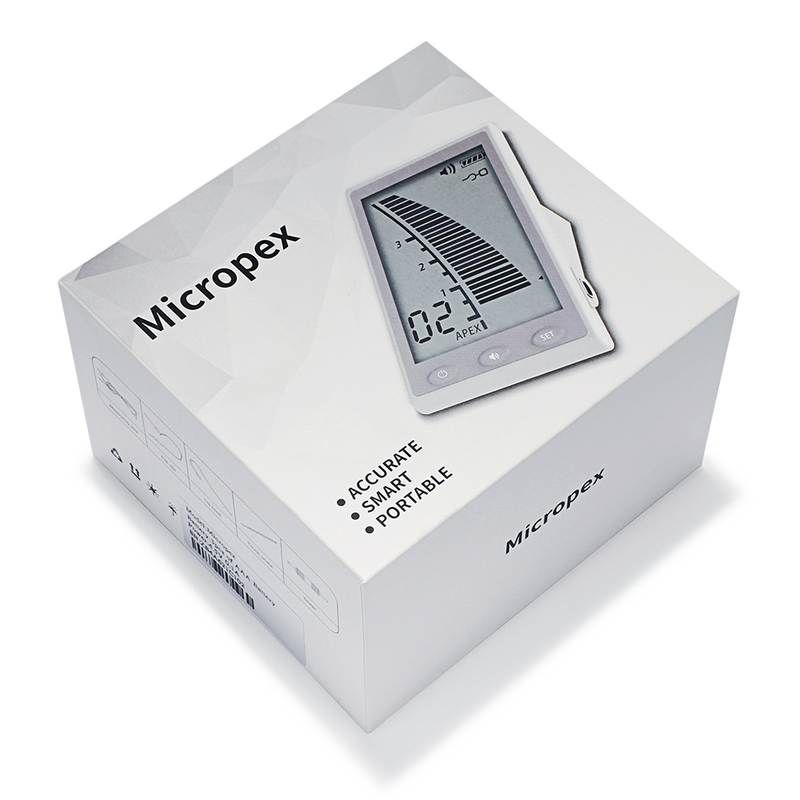 Instalar batería estilo endodóntico Dental radicular Canal MicroPex Apex localizador, equipo de medición precisa al-micro