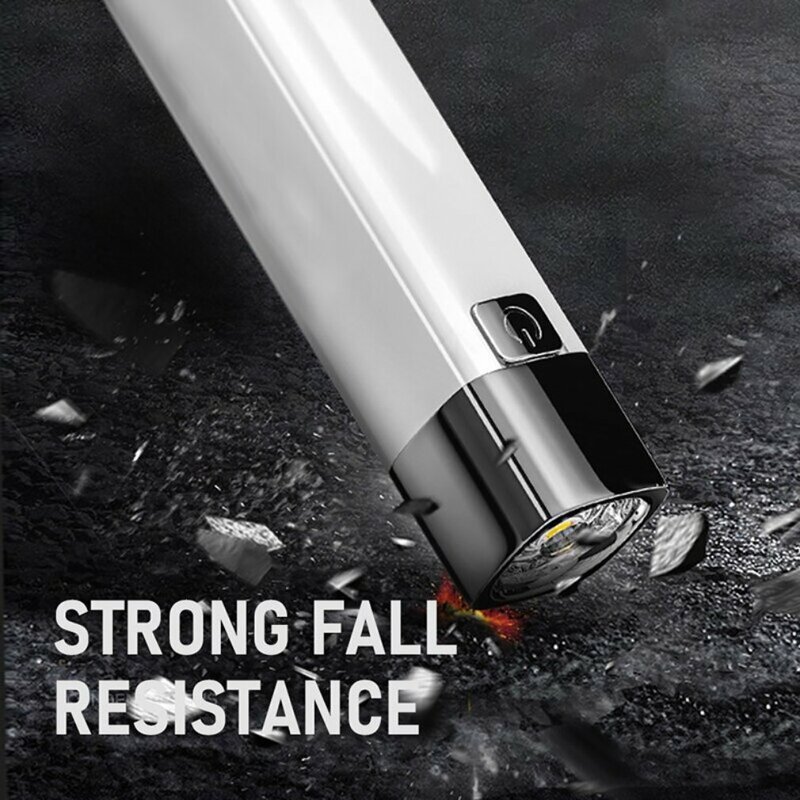 2024 New Outdoor Solar Powered LED Flashlight Newest Torch Light USB Rechargeable Mini Portable Outdoor Lighting For Home Use
