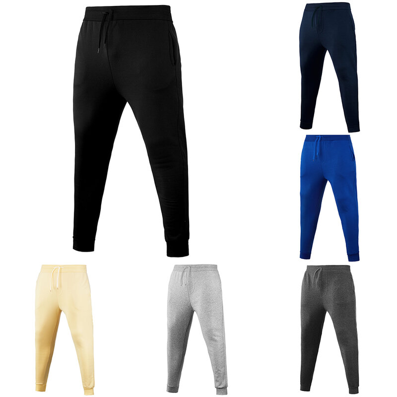 Pantalon de jogging avec doublure Smile pour homme, pantalon chaud, optique, adapté pour l'automne et l'hiver, idéal pour la course et les activités de plein air