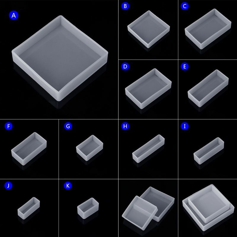 Y1UB 실리콘 수지 금형 수지 주조 금형 DIY 생산을 위한 입방체/큐브 금형