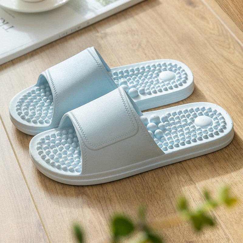 3D klapki na lato para Unisex miękkie antypoślizgowe buty kąpielowe odporne na zużycie Flipflops prysznic kryty domu mężczyźni sandał masaż podeszwowy