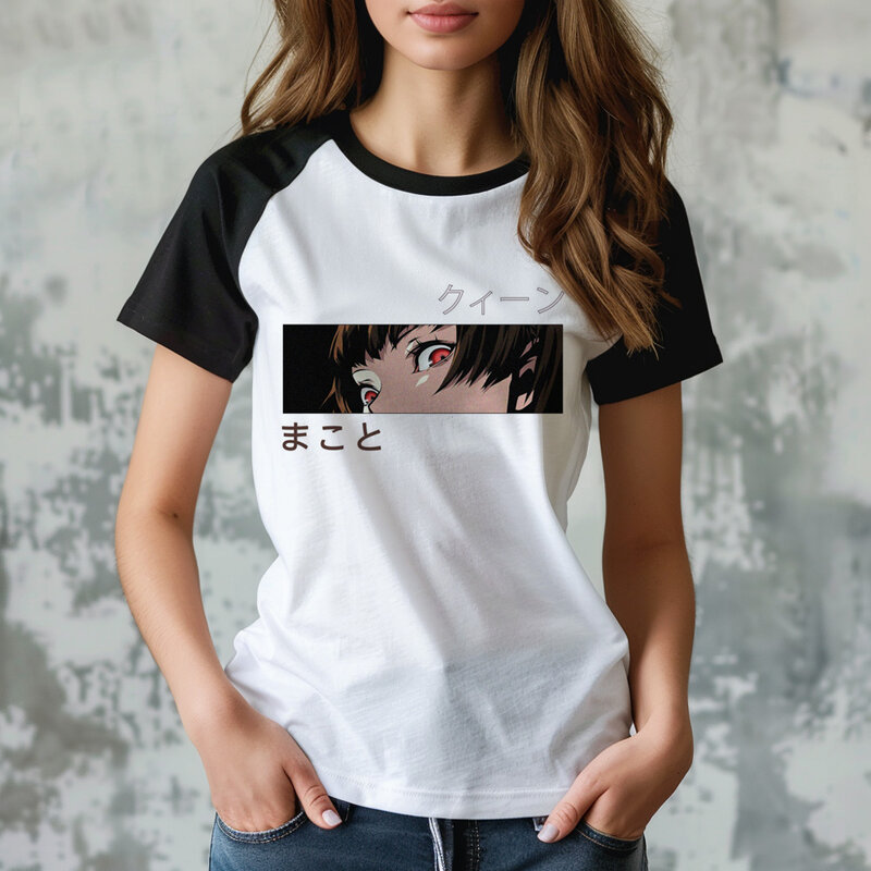 Persona 5 tshirt donna divertente tshirt ragazza streetwear manga abbigliamento