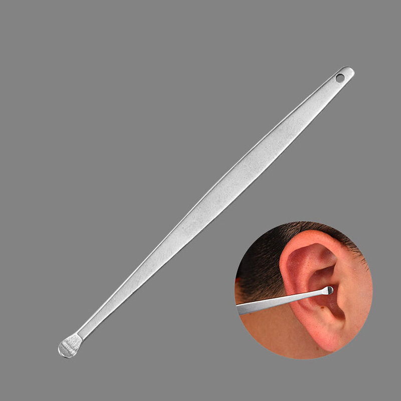 Portable Stainless Steel 360° Cleaning Reusable Spiral Ear Canal Cleaner Ear Wax Remover Earpick Ear Care Tools