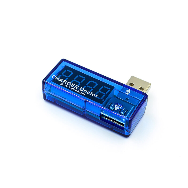 Detector de corriente/voltaje de carga USB, 1 ~ 100 piezas, probador de corriente/voltaje USB, probador de energía móvil