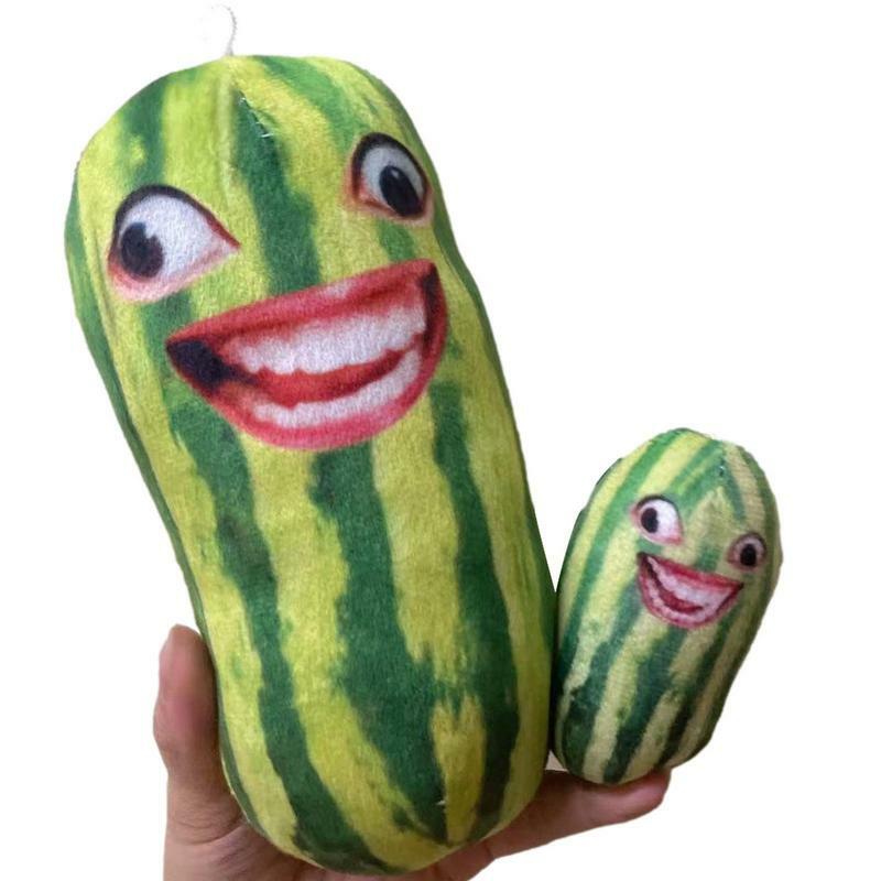Cute Talking Watermelon Toy Electric Talking Watermelon Stuffed Plush Toy Repeat What You Say Children Kids Baby Birthday Gifts