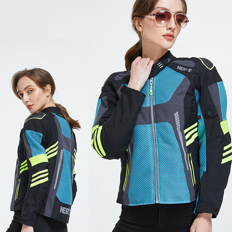 Fall Prevention Motorcycle Jacket Four Season Style Women Cycling Clothes Be Durable Jacket Casual Motorcycle Rracing Suit