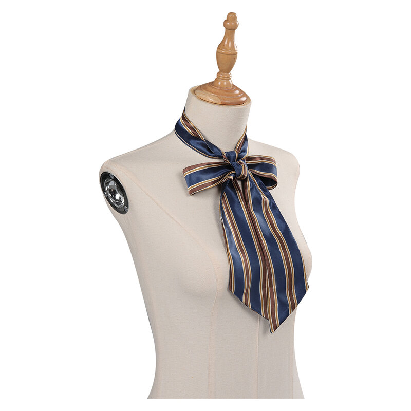 M3gan Косплей галстук костюм реквизит для взрослых женщин девушек атласный шейный галстук для Хэллоуина карнавала аксессуары для фотографий подарки