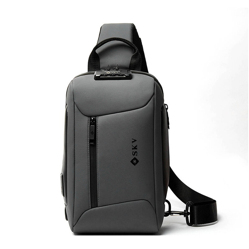 Brand New Multifunction Crossbody Bag for Men Anti-theft Shoulder Messenger Bags Male Waterproof Short Trip Chest Bag Pack