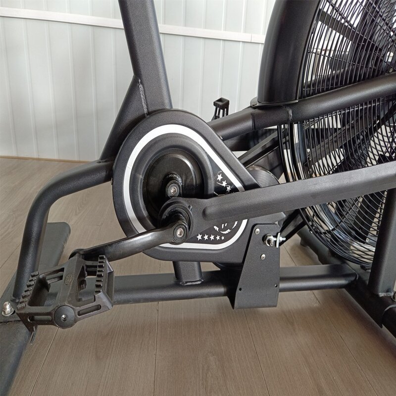 Ventilador de cardio cubierto para bicicleta de aire, máquina mejorada de fábrica, tubo redondo para bicicleta de ejercicio, 2022