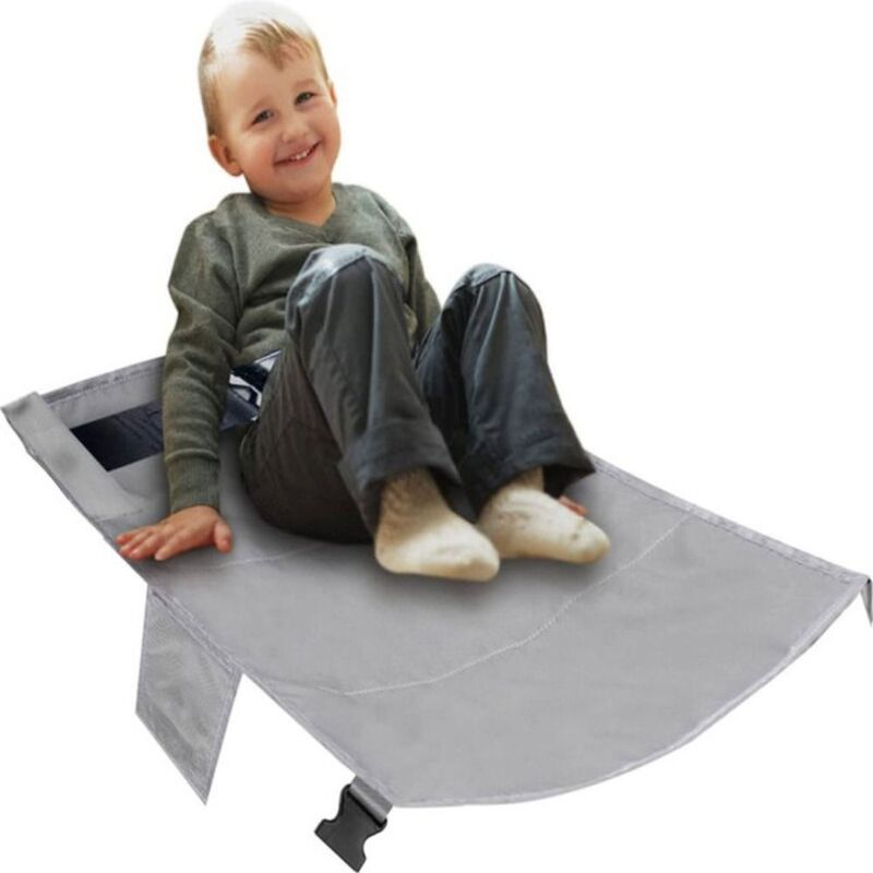 Ox Cloth Airplane Bed Car Seat Rectangle Solid Color Hammock Pedals Bed Kids