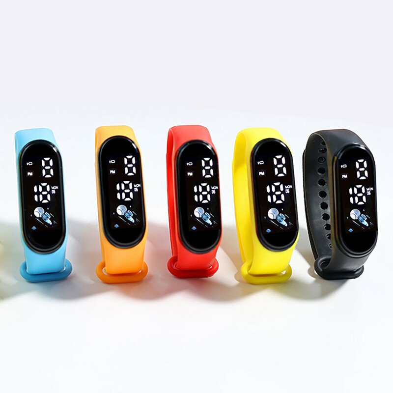 Dziecięcy Smart Watch dziewczyna i chłopcy cyfrowy zegarek sportowy Fitness elektroniczny wyświetlacz Led czasu Smartwatch reloj para niños
