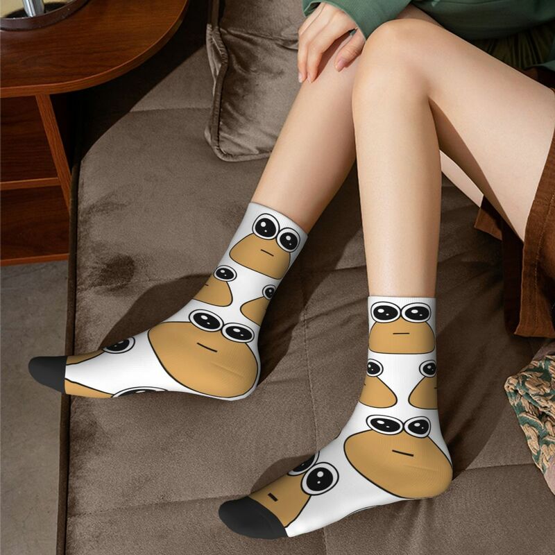 Mein Haustier Alien Pou Socken für Frauen Männer Accessoires die ganze Saison warme lange Socken Schweiß absorbierend