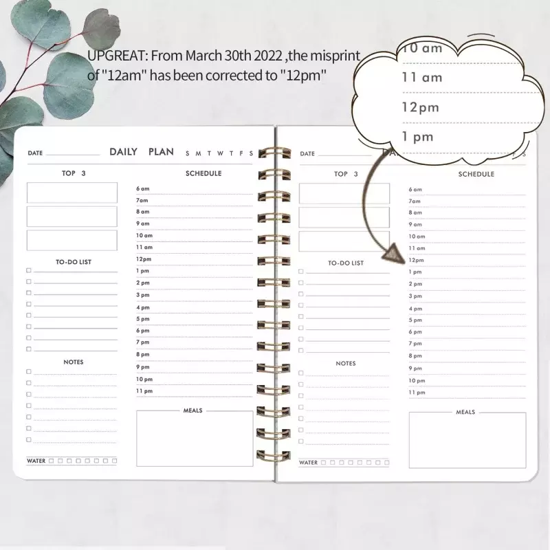 Aangepast Product. Notebooks Aanpasbaar A4 Tijdschrift Op Maat Gemaakte Notebook A5 Studie Organisator Dagelijkse Planner Met Logo 2024