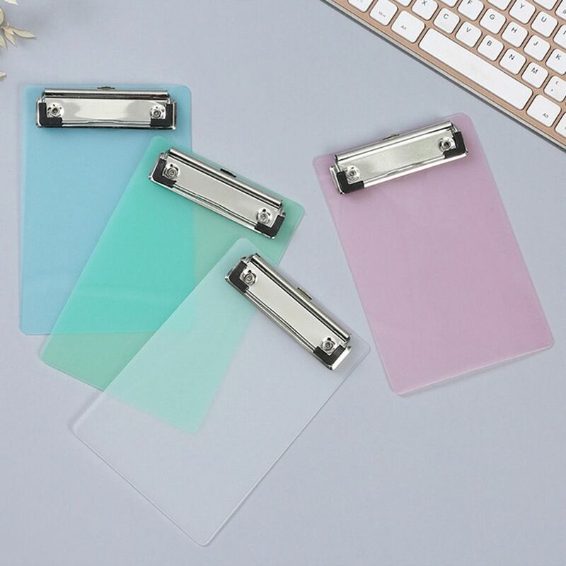 With Low Profile Gold Clip Mini A6 File Folder Document Folder Writing Tablet File Folder Board Clamp Writing Sheet Pad